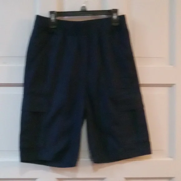 Children's Place Boys Navy Cargo Shorts Size 16S NWT - Picture 2 of 10